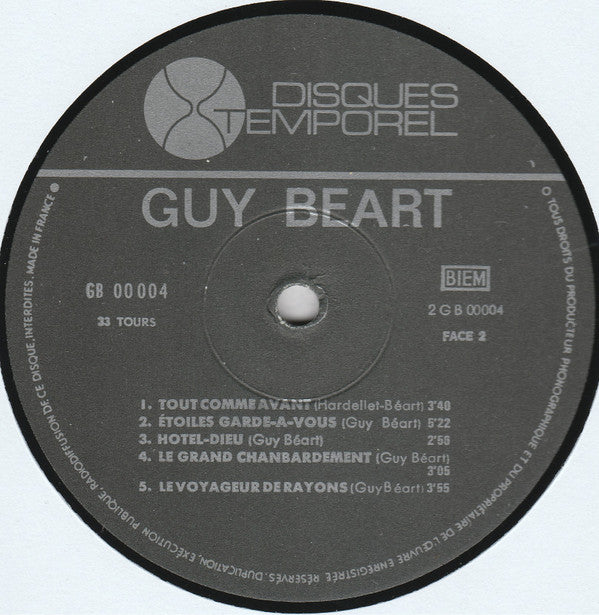 Guy Béart : La Vérité (LP, Album, RE, Gat)