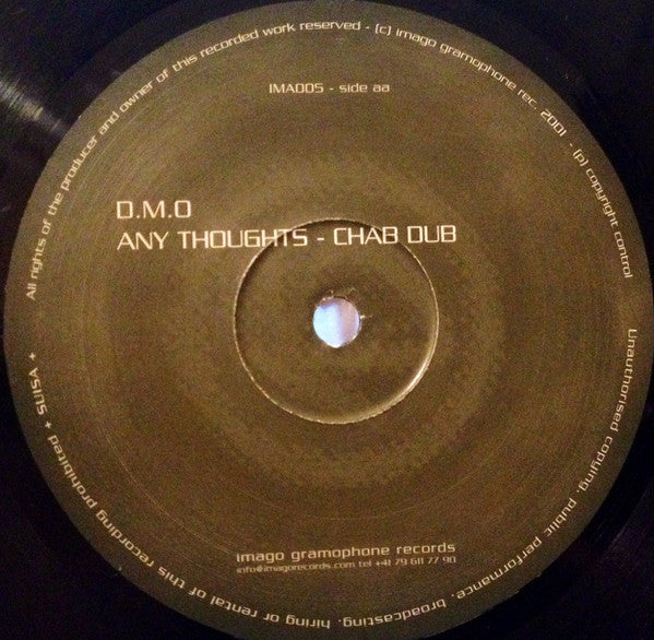 D.M.O.* : Any Thoughts (12")