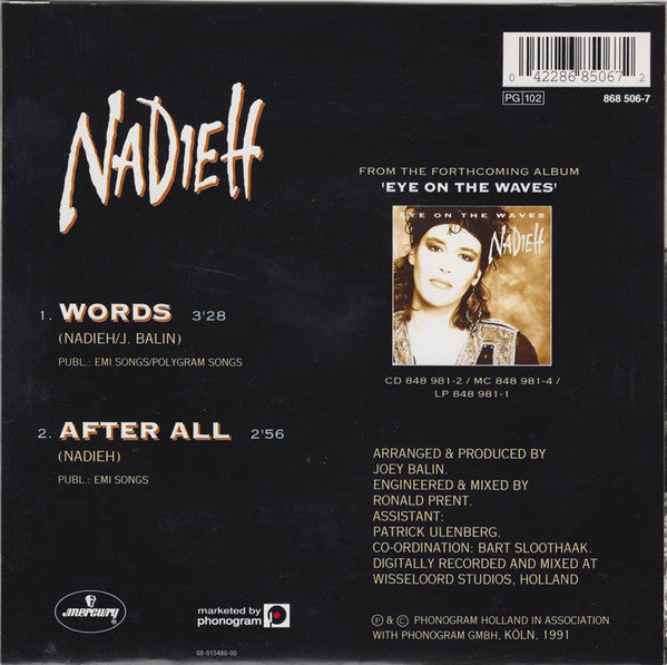 Nadieh : Words (7", Single)