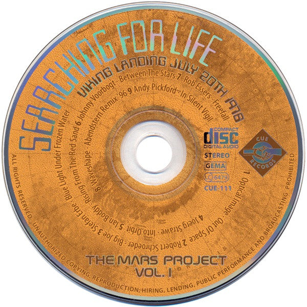 Various : Searching For Life - The Mars Project Vol. I (CD, Comp, Smplr)
