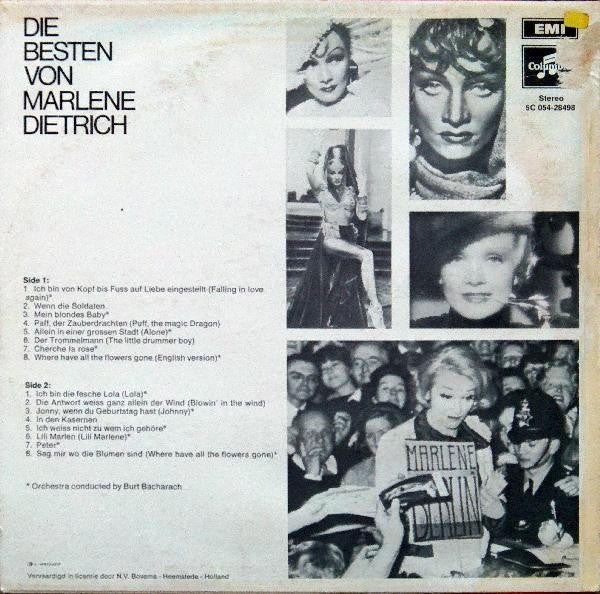 Marlene Dietrich : Die Besten Von Marlene Dietrich (LP, Comp, RE)