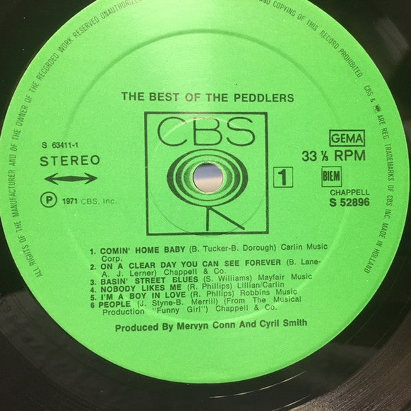 The Peddlers : The Best Of (LP, Album, RE)