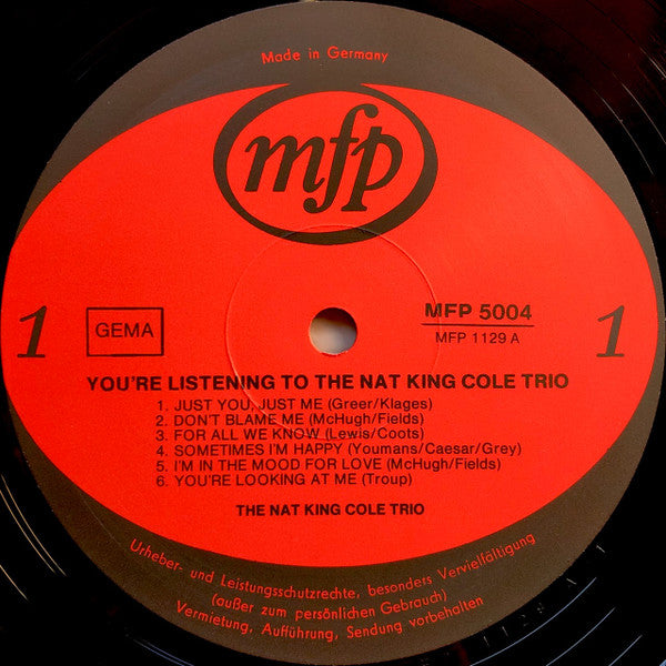 Nat King Cole And The Nat King Cole Trio : And The Nat King Cole Trio (LP, Album, Comp)
