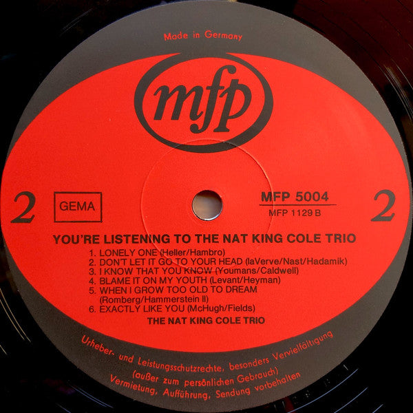 Nat King Cole And The Nat King Cole Trio : And The Nat King Cole Trio (LP, Album, Comp)