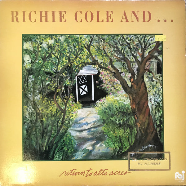 Richie Cole : Return To Alto Acres (LP, Album, Promo)