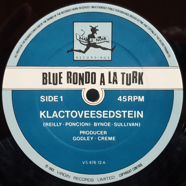 Blue Rondo À La Turk : Klacto Vee Sedstein (12", Single)