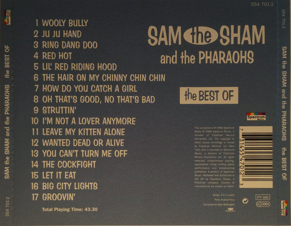 Sam The Sham & The Pharaohs : The Best Of (CD, Comp, RP)
