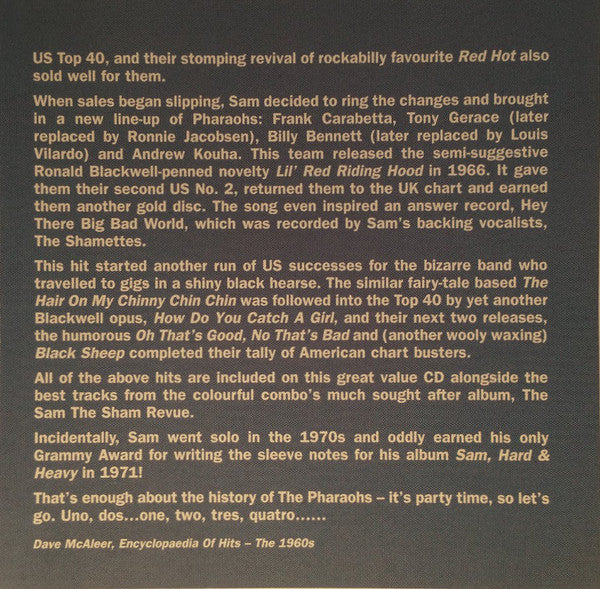 Sam The Sham & The Pharaohs : The Best Of (CD, Comp, RP)