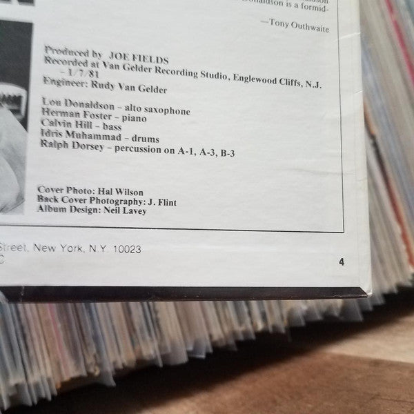 Lou Donaldson : Sweet Poppa Lou (LP, Album, 4 o)