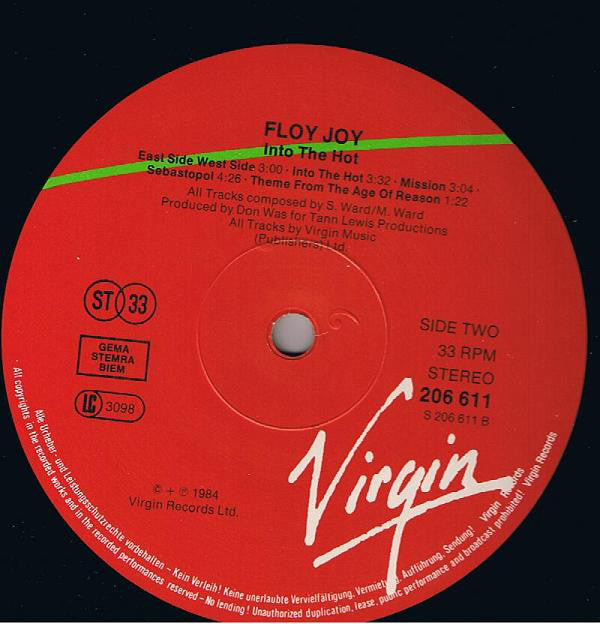 Floy Joy : Into The Hot (LP, Album)