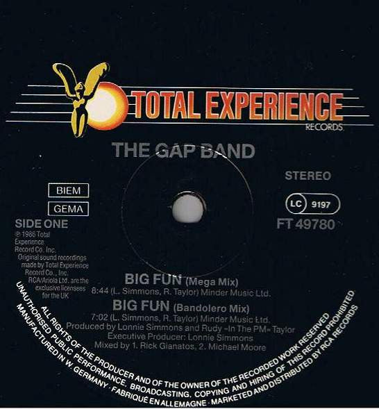 The Gap Band : Big Fun (12", Maxi)