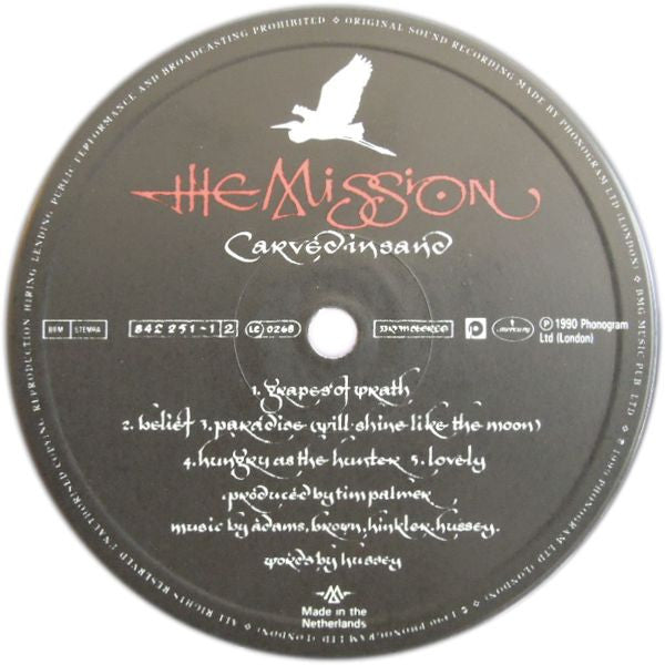 The Mission : Carved In Sand (LP, Album)