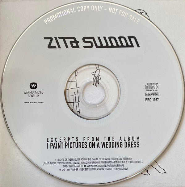 Zita Swoon : Excerpts from the album "I Paint Pictures on a Wedding Dress" (CD, Promo, Smplr, Car)
