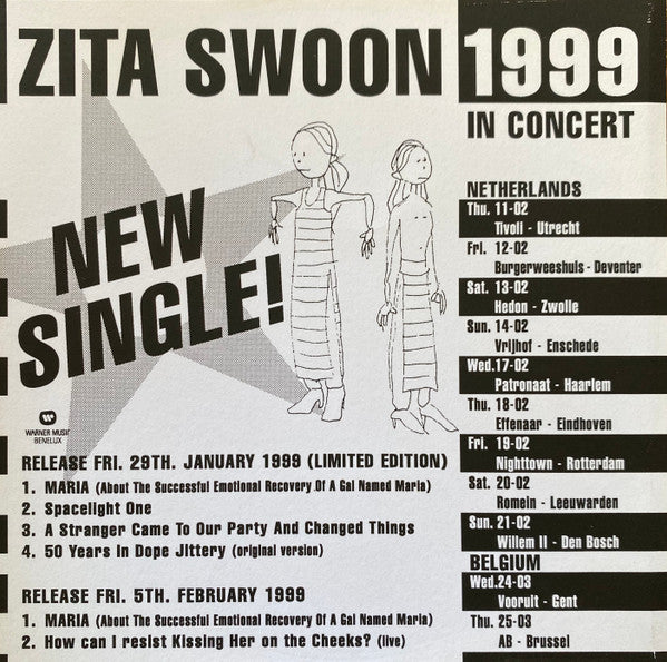 Zita Swoon : Excerpts from the album "I Paint Pictures on a Wedding Dress" (CD, Promo, Smplr, Car)