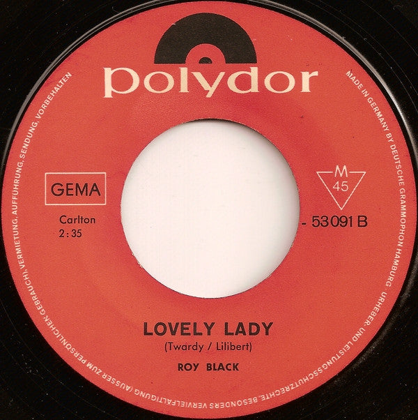 Roy Black : Ich Denk' An Dich (7", Single, Mono)