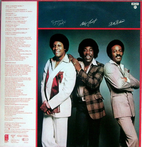 The O'Jays : Identify Yourself (LP, Album)