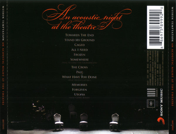 Within Temptation : An Acoustic Night At The Theatre (CD, Album, RP)