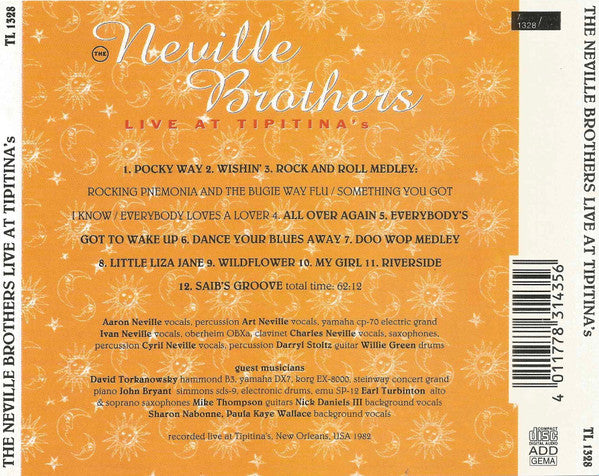 The Neville Brothers : Live At Tipitina's Volume II (CD, RE)