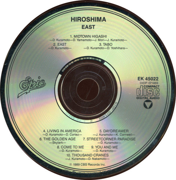 Hiroshima (3) : East (CD, Album)