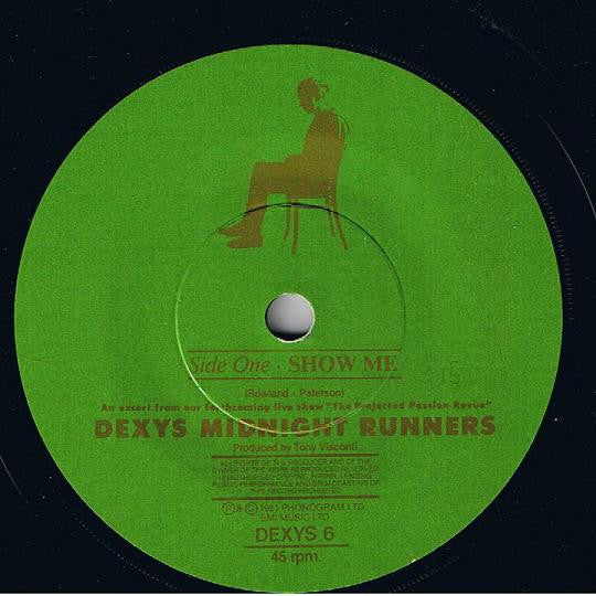 Dexys Midnight Runners : Show Me (7", Single, Pap)