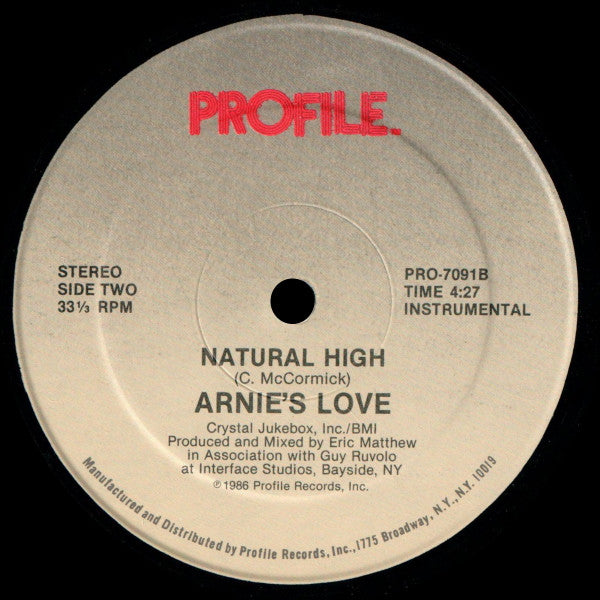 Arnie's Love : Natural High (12")