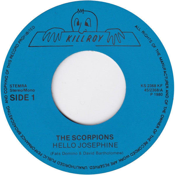 The Scorpions : Hello Josephine / Ann Louise (7", Single, Mono)