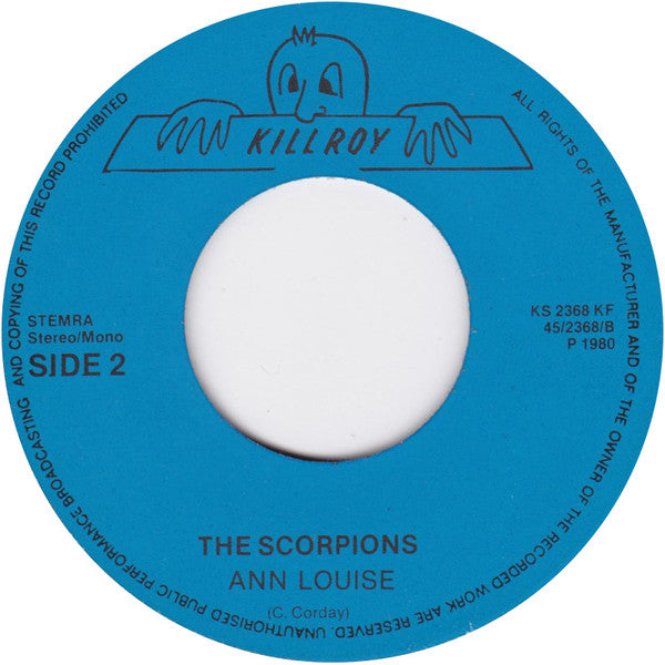 The Scorpions : Hello Josephine / Ann Louise (7", Single, Mono)