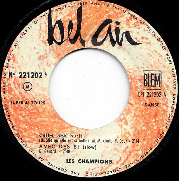 Les Champions (2) : Cruel Sea (7", EP)