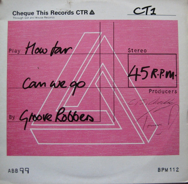 The Groove Robbers (2) : How Far Can We Go (12")