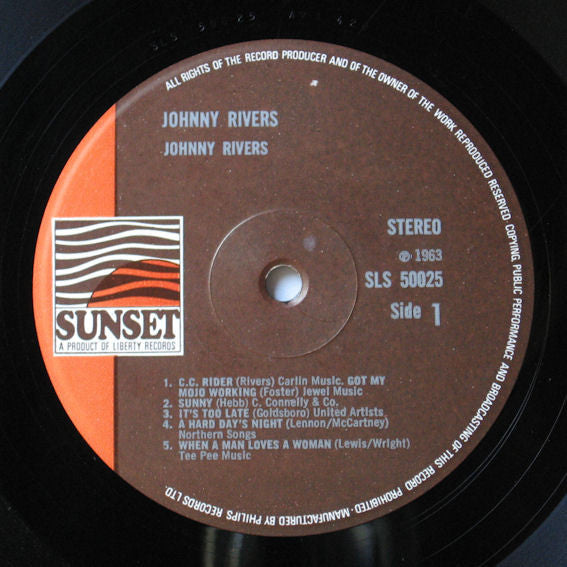 Johnny Rivers : John Lee Hooker (LP, Album)