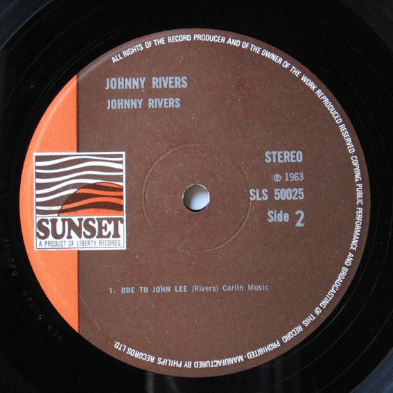 Johnny Rivers : John Lee Hooker (LP, Album)