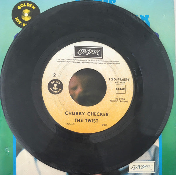 Chubby Checker : Let's Twist Again (7", Single, RE)