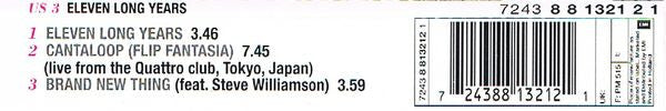 Us3 : Eleven Long Years (CD, Single)