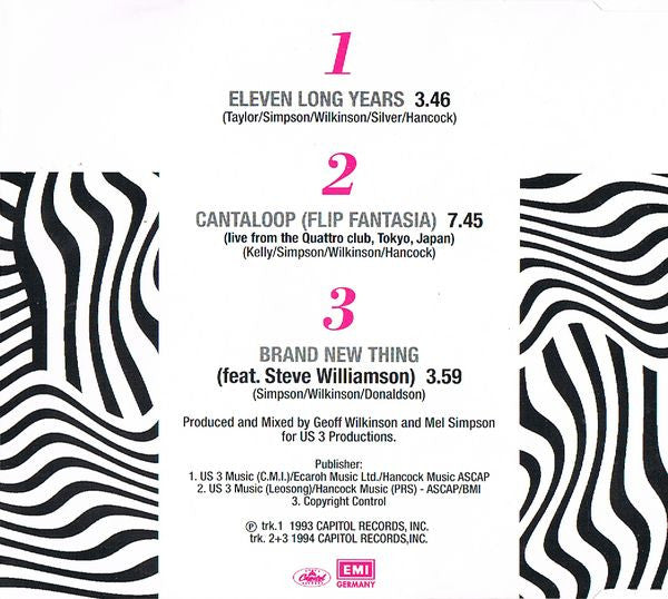 Us3 : Eleven Long Years (CD, Single)