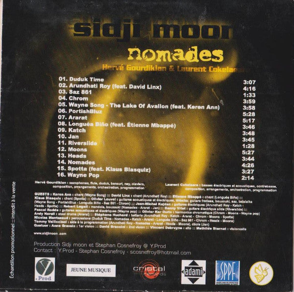 Sidji Moon : Nomades (CD, Album, Promo)