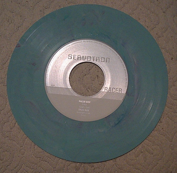 Servotron : Servotron 9000 (7", EP, Ltd, Num, Blu)