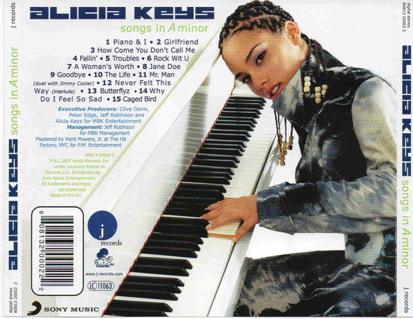 Alicia Keys : Songs In A Minor (CD, Album, RE)