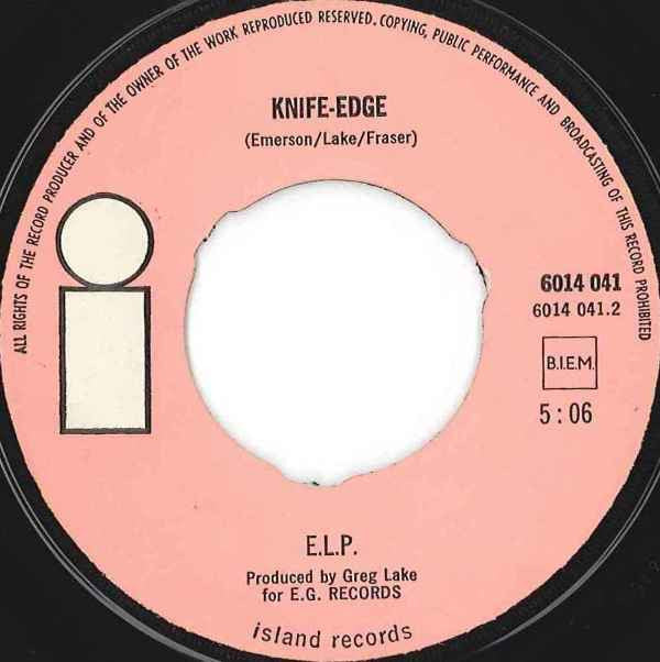 E.L.P.* : Lucky Man / Knife-Edge (7", Single, 3-P)