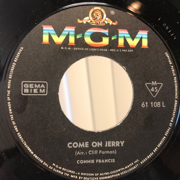 Connie Francis : Come On Jerry (7", Single)
