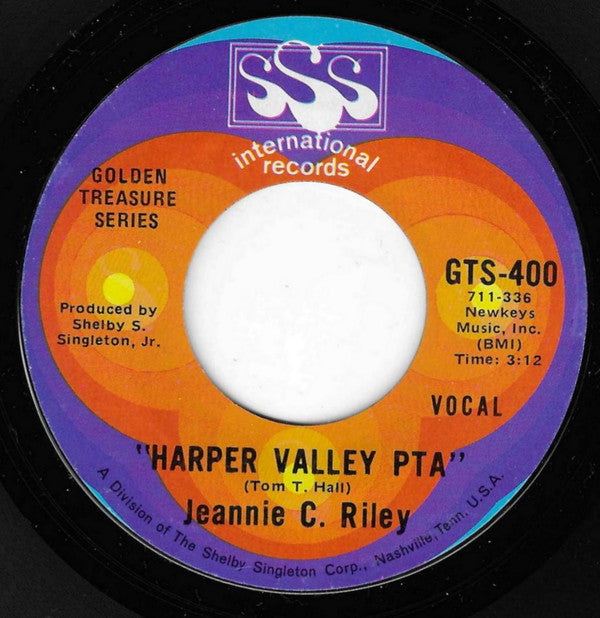 Jeannie C. Riley : Harper Valley PTA (7")