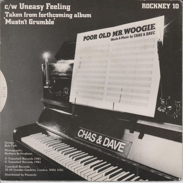 Chas And Dave : Poor Old Mr. Woogie (7", Single)