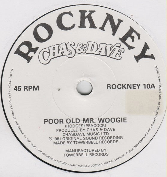 Chas And Dave : Poor Old Mr. Woogie (7", Single)