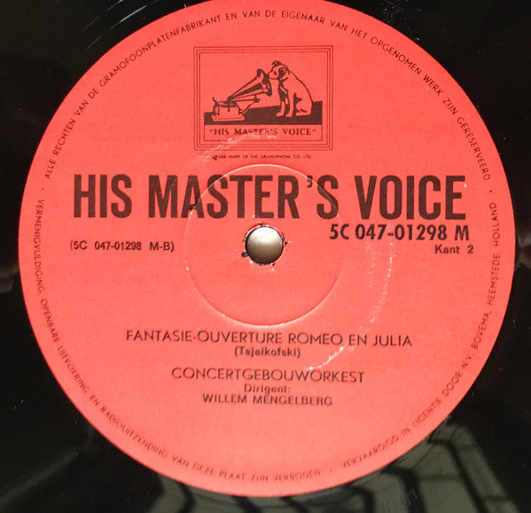 Willem Mengelberg, Concertgebouworkest : Willem Mengelberg Concertgebouworkest 2 (LP, Comp, Mono, RE)