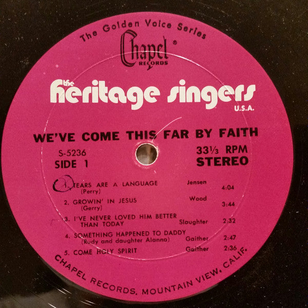 Heritage Singers USA, Ronn Huff : We've Come This Far By Faith (LP)