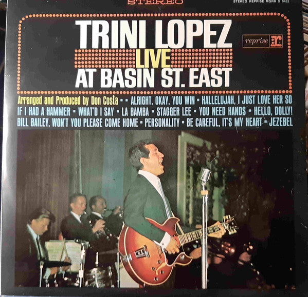Trini Lopez : Live At Basin St. East (LP, Album, Mono)
