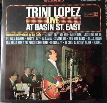 Trini Lopez : Live At Basin St. East (LP, Album, Mono)