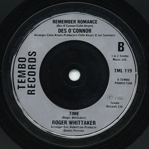 Roger Whittaker & Des O'Connor : The Skye Boat Song (7", Single, Inj)