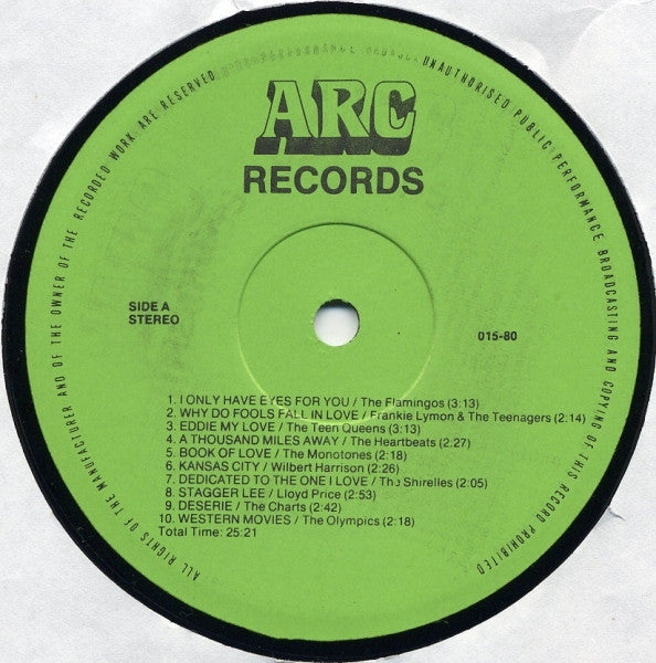 Various : 20 Super Oldies Of The 50' S Vol. 15 (LP, Comp)