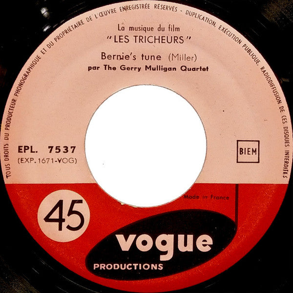 Various : La Musique Du Film "Les Tricheurs" (7", EP, Lar)