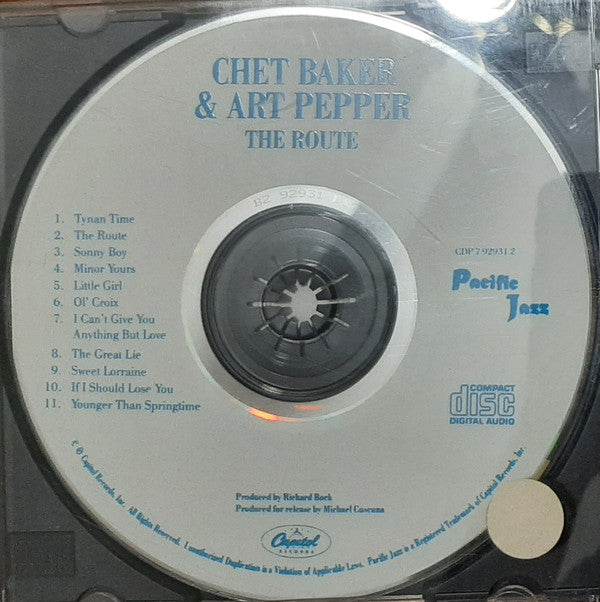 Chet Baker & Art Pepper : The Route (CD, Comp)